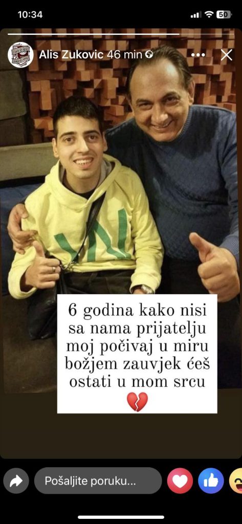 Miće se prisjetio i Alis, sin Amele Zuković